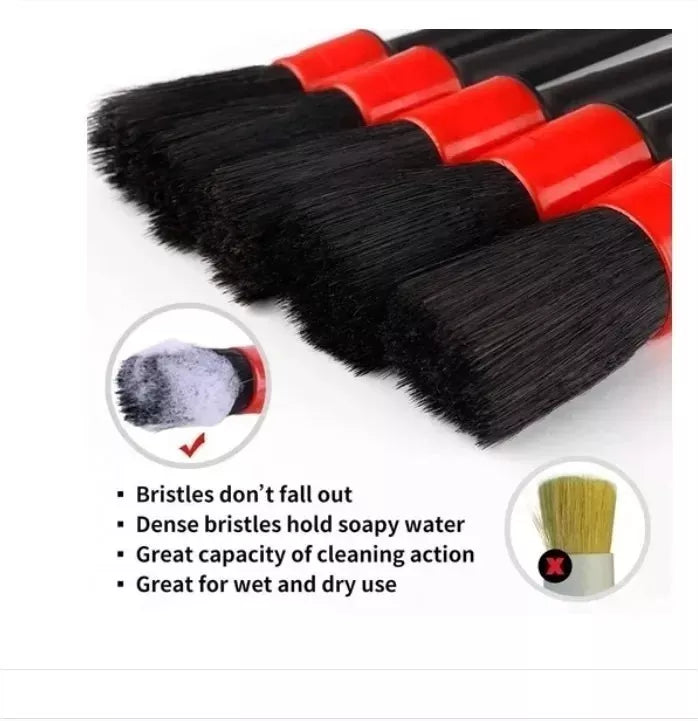 SET 5 PINCELES BROCHAS AUTOMOVIL