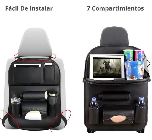 ORGANIZADOR DE AUTO PARA ASIENTO