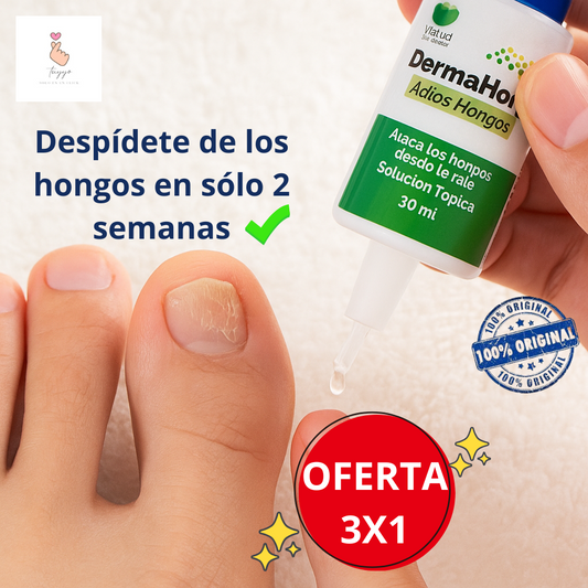 DERMAHONG X3 - Elimina hongos desde la raíz