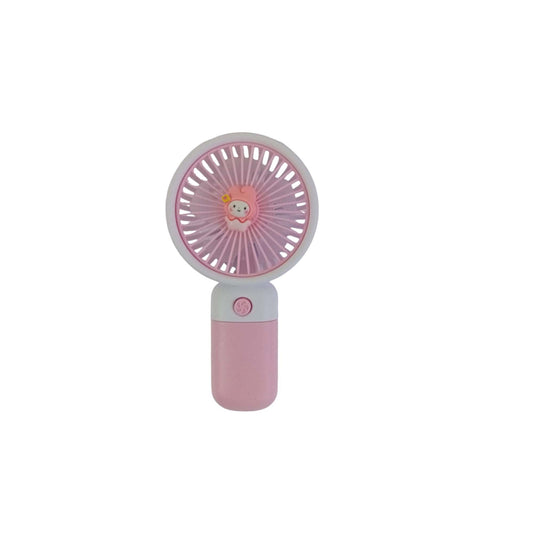 Mini Ventilador De Mano Recargable Usb Rosado